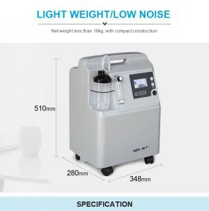 Concentrador médico do oxigênio do uso doméstico